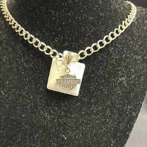Harley-Davidson Silver Necklace Charm